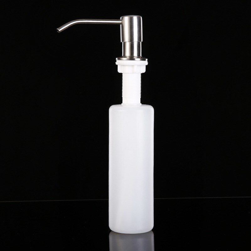 Distributeur de savon à main en acier inoxydable, vaporisateur de liquide, évier de cuisine noir, accessoires de cuisine
