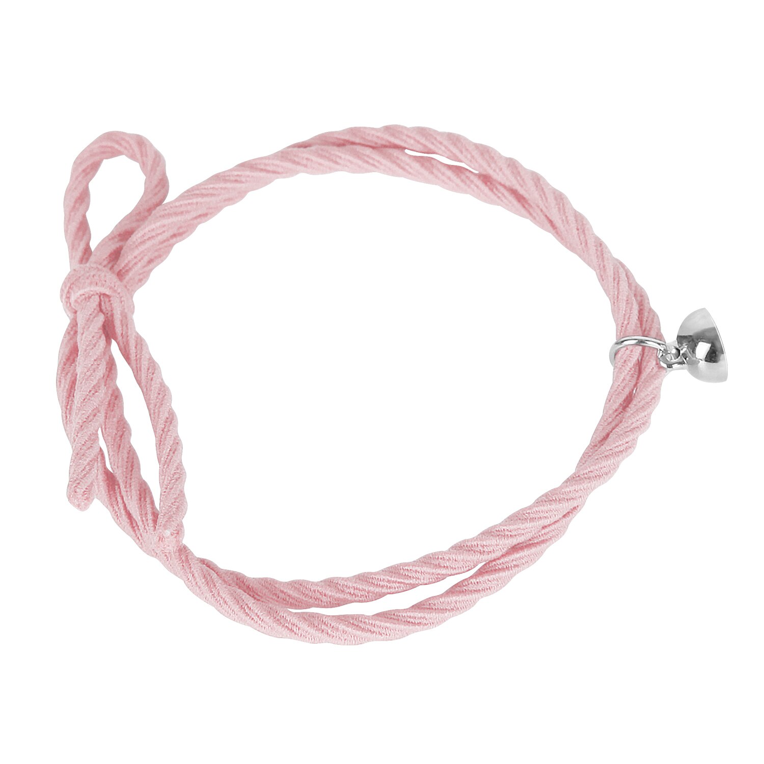 Attraktive Paar Armbinde für frauen Charme Armbinde Freundschaft Seil Geflochtene Abstand Magnetische Armbinde Liebhaber Schmuck: Rötlich braun