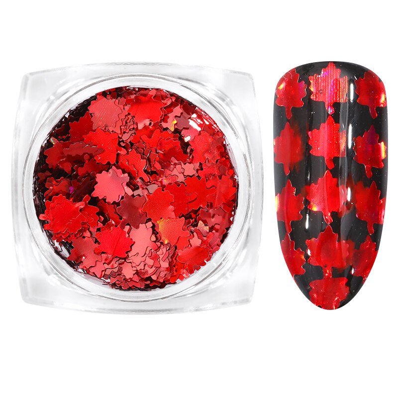 Holographiques ongles paillettes mélange étoile coeur rond flocons miroir irrégulière Paillette ultra-mince paillettes 3D Nail Art décoration: 14