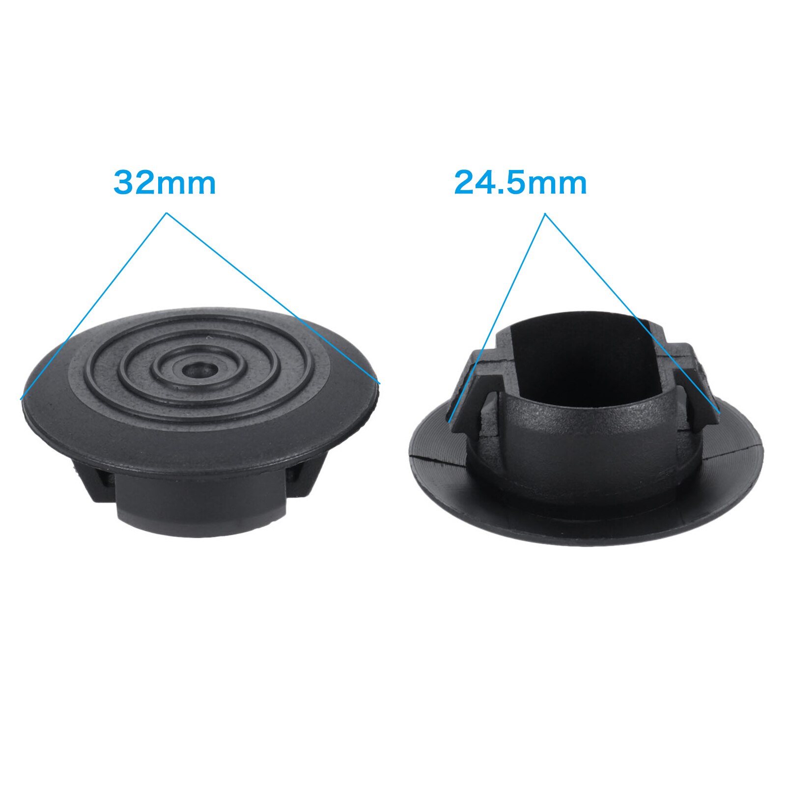 Yetaha 20Pcs Car Plastic Clips For TOYOTA Corolla Side Skirt Trim Clips Camry Door Clip Vios Fender Drainage Hole Cover