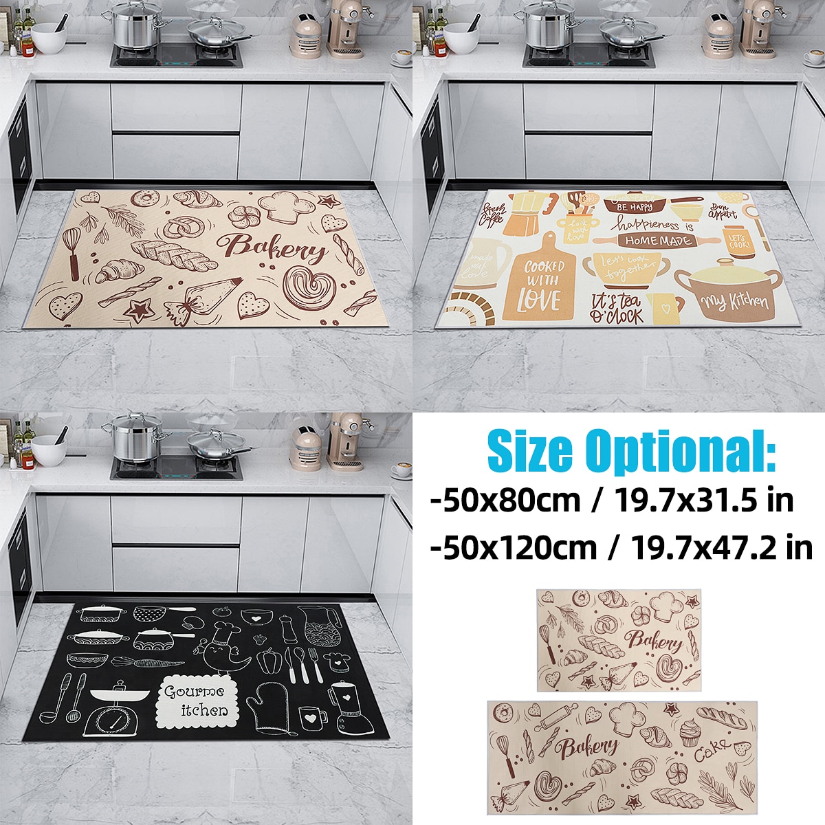 Keuken Mat Bad Tapijt Vloermat Antislip Waterdichte Huis Ingang Deurmat Badkamer Tapijt Woonkamer Decoratieve Slaapkamer Tapijten