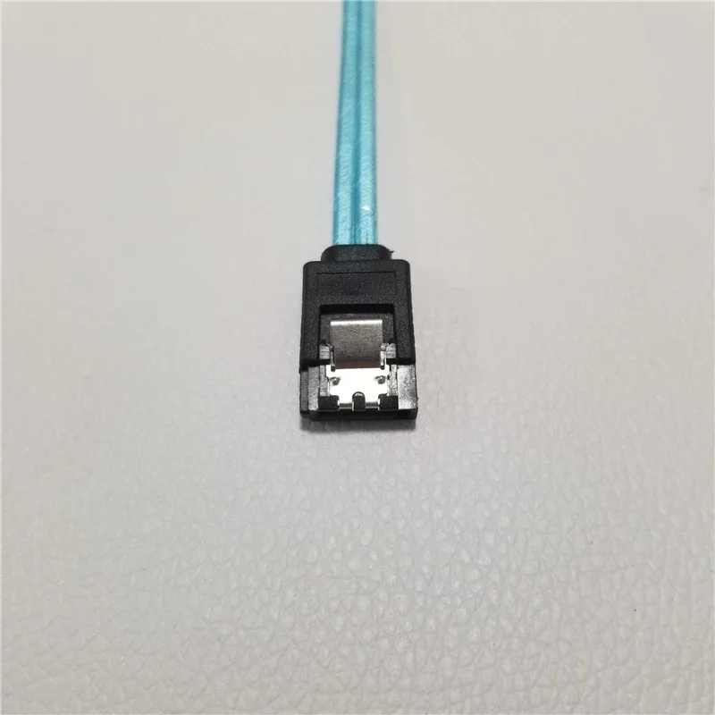 Ultrakort 20cm 7 -pinner sata 3.0 hunn til f/f harddisk datakabel med til kanaler, skjermet blå 6 gbps