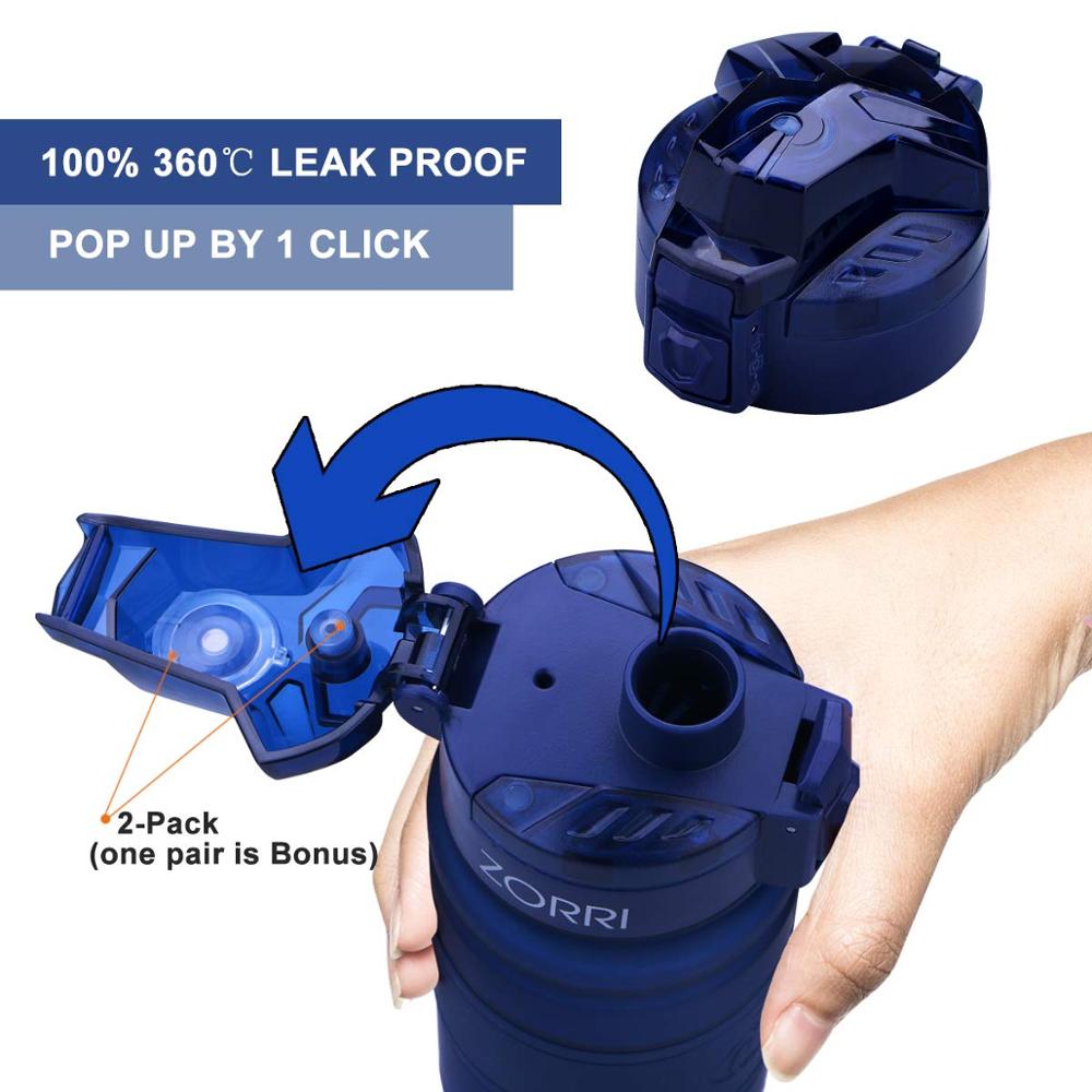 Zorri drak blau sport wasser flasche beste mehrweg protein shaker bpa frei wasser flasche wandern radfahren gym flasche botella