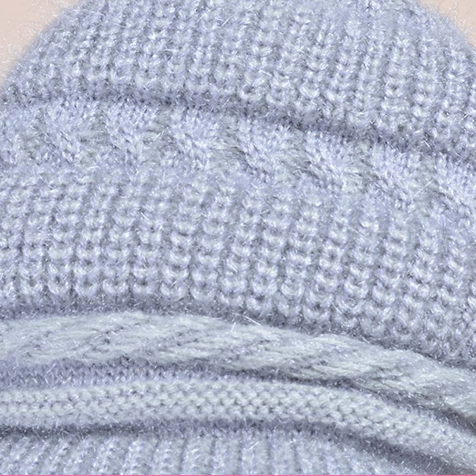 Hiver aîné femme chapeau moyen âge dame laine tricoté grand-mère casquette Gorras rayures mère chapeau écharpe cagoule Beanie