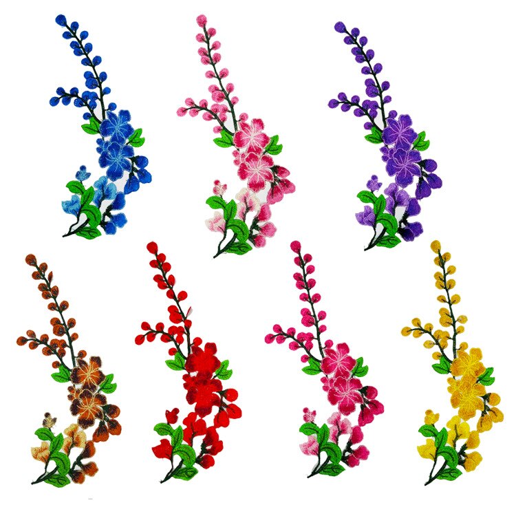 Applique Cloth sticker Women Garment Dress Accessories Patches Embroidery flowers Patches Sewing On Fabric Lace Applique