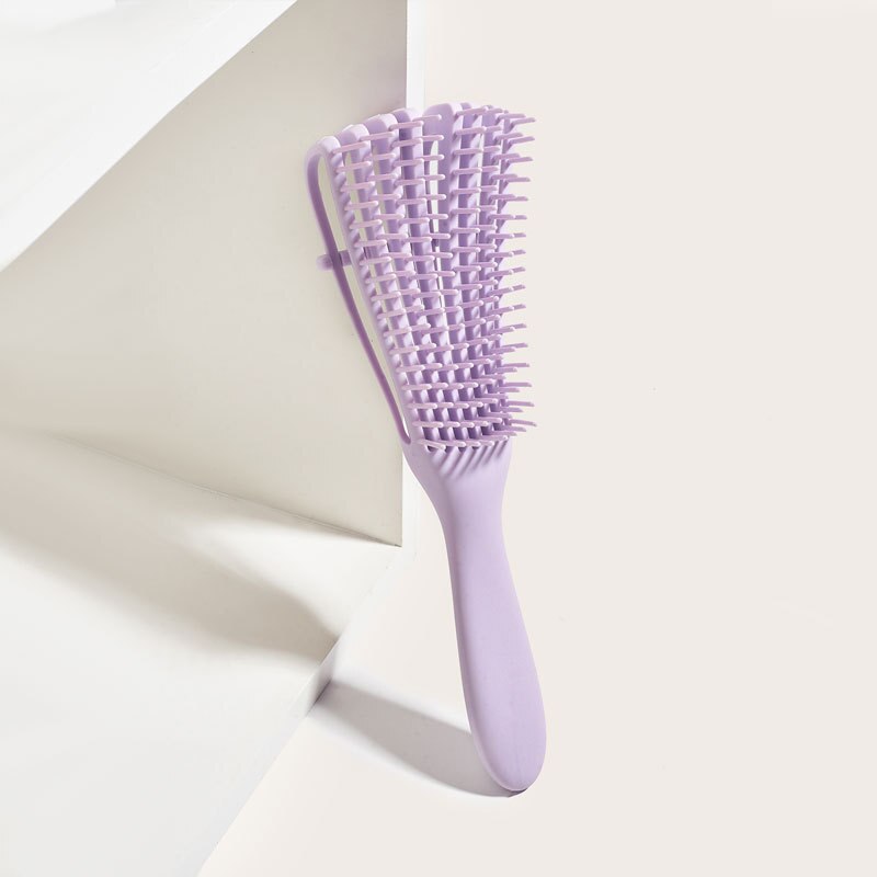 Peigne poulpe pour bébé 1 pièce, Style de coiffure multifonctionnel, peigne de Massage pour cheveux lisses, outil antistatique en plastique