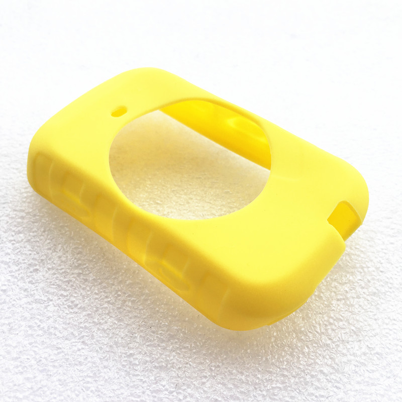 Funda genérica de silicona para bicicleta y Protector de pantalla para Garmin Edge 530 GPS funda de de ordenador para garmin edge 530: YELLOW