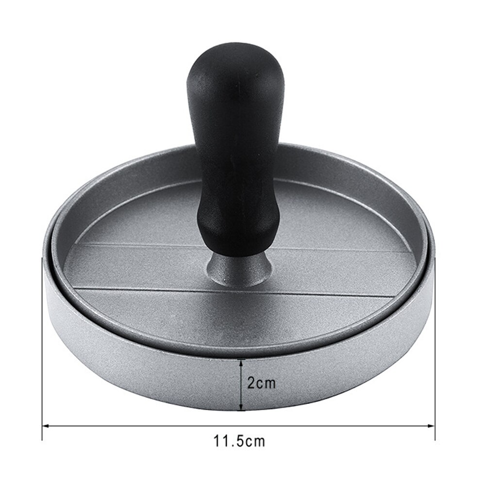 Runda non-stick hamburgare kött tortilla paj maker press kök matlagning verktyg