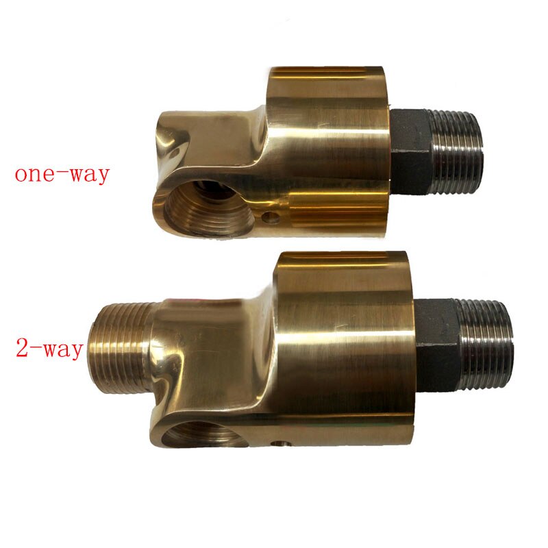 Messing rotary union high speed rotary joint hohe temperatur rotary union drehgelenk-anschluss für kühlung wasser links/rechts