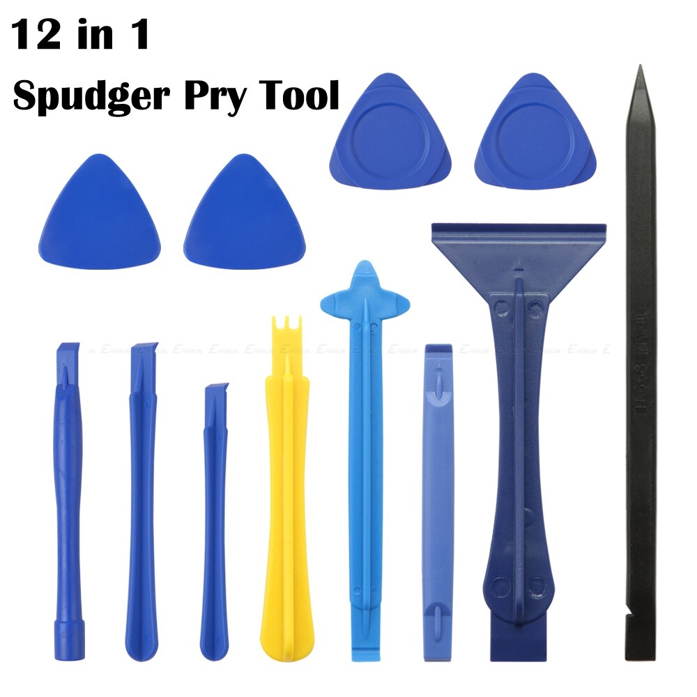 Pry Crowbar Plastic Shovel Spudger Opening Tool Kit For iPhone Android Mobile Phone For iPad Tablet Disassembly Repair Tools Set: For 12 in 1 Pry Tool