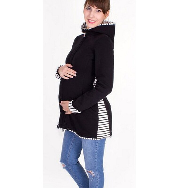 Keelorn manteaux de maternité veste d'hiver pour femmes enceintes vêtements de plein air à manches longues solide apporter enfants tenues vêtements vestes