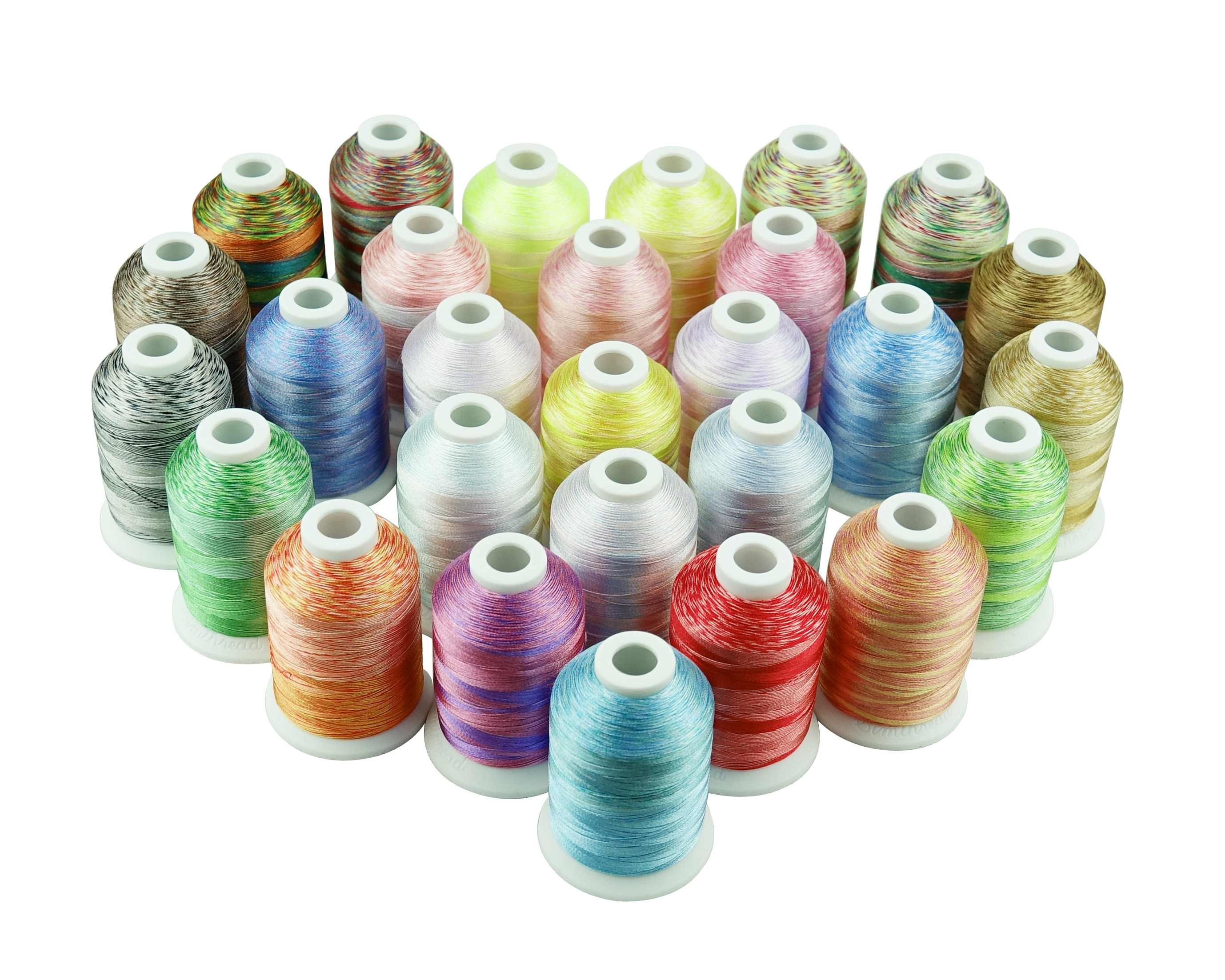 Simthread Multi Color Polyester Embroidery Thread for Machinery - 1 Metre, for Brother, Babylock, Bernette, Janome, Kenmore, Singer, W6 N 5000 Embroidery Machine and Sewing Machine Simthread Multi Color Polyester Embroidery Thread for Machinery - 1 Metre, for Brother, Babylock, Bernette, Janome, Kenmore, Singer, W6 N 5000 Embroidery Machine and Sewing Machine