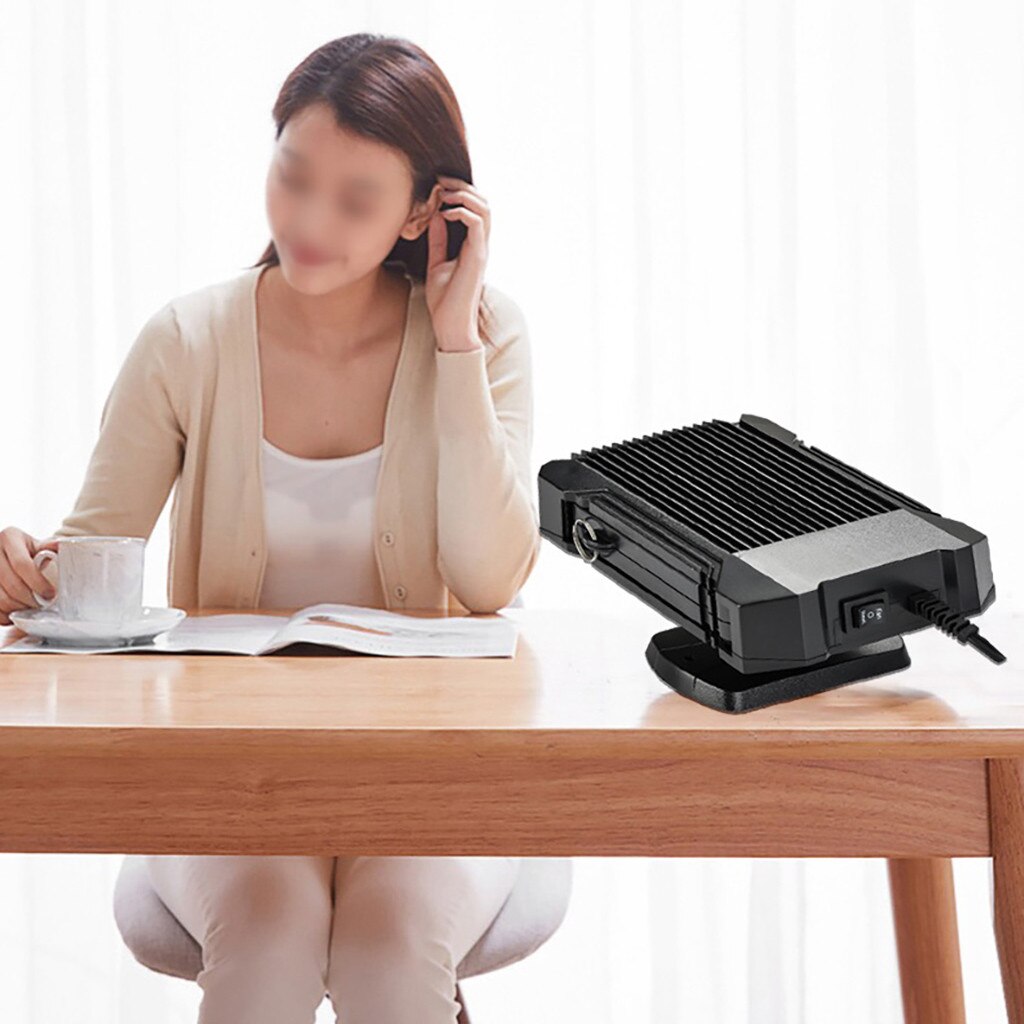 150W Car Auto Heater 12V Air Purifier Cooler Dryer Demister Defroster Portable 2 in 1 Windshield Warm Fan Truck Van