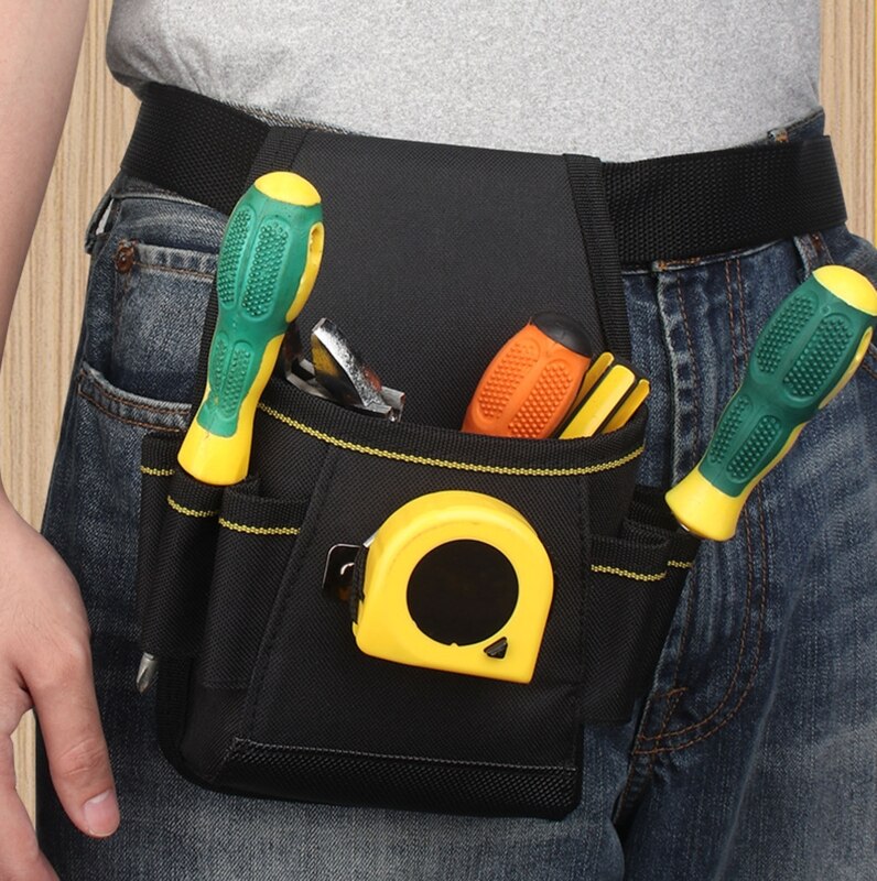 Multifunctional Electrician Tool Pouch with 6 Slip Pockets Electrician Tool Bag