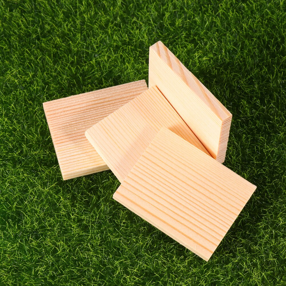 20Pcs Rectangle Wood Boards Delicate Photography Wood Boards Photo Studio Background Props (Size 4x10cm): As Shown 2