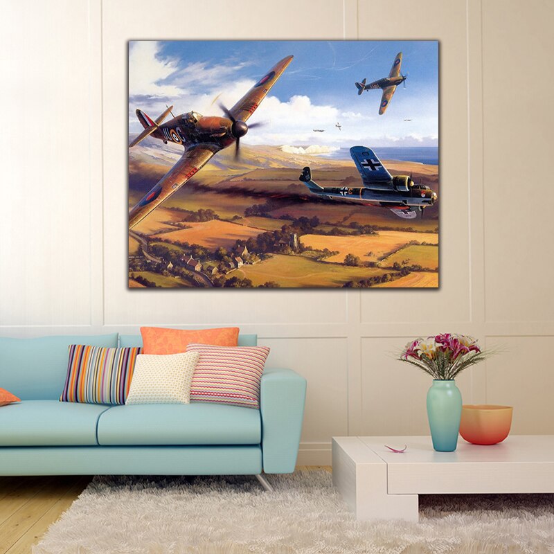 Bricolage colorations photos par numéros avec avion militaire photo dessin Relief peinture par numéros encadré maison