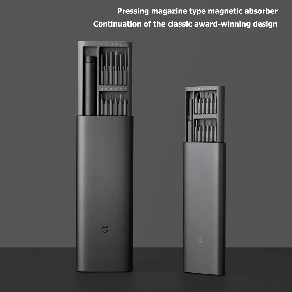Original xiaomi mijia uso diário kit de parafuso 24 precisão bits magnéticos alluminum caixa parafuso driver xiaomi kit casa inteligente