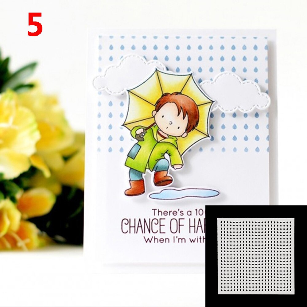 13styles Plastic Template Embossing Paper Cards Making Craft Layering Stencil for Scrapbooking Photo Album Decorative