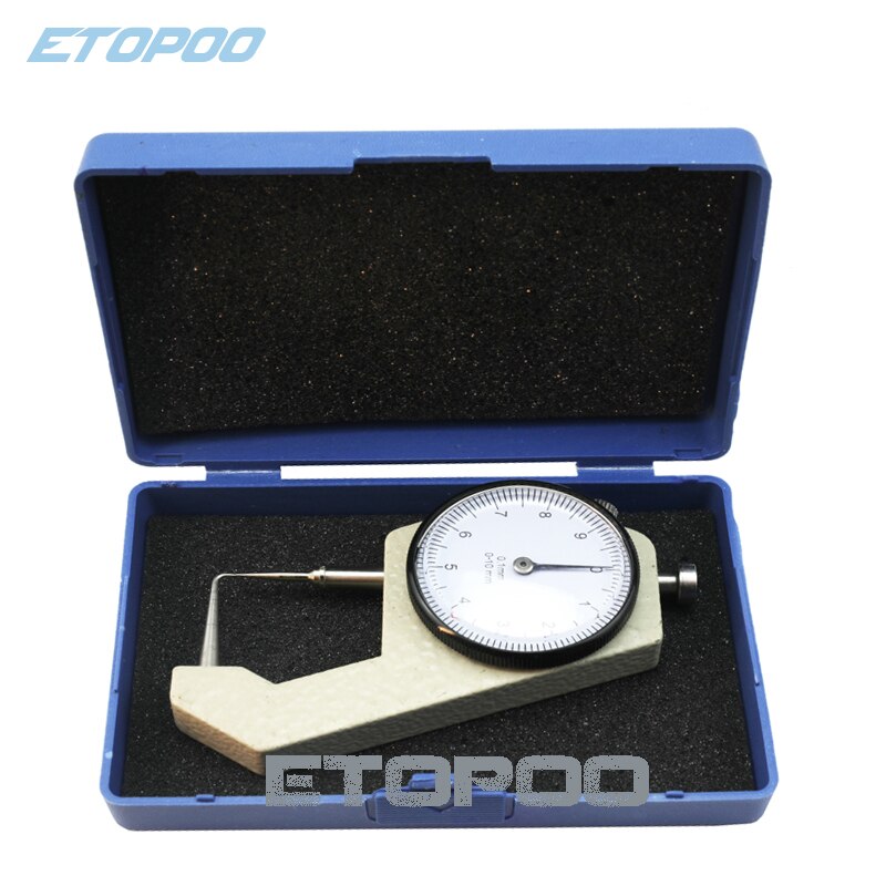 Calibrador Dental de 0-10x0,1mm con reloj de Metal, equipo de laboratorio Dental, herramientas de dentista, 1 unidad