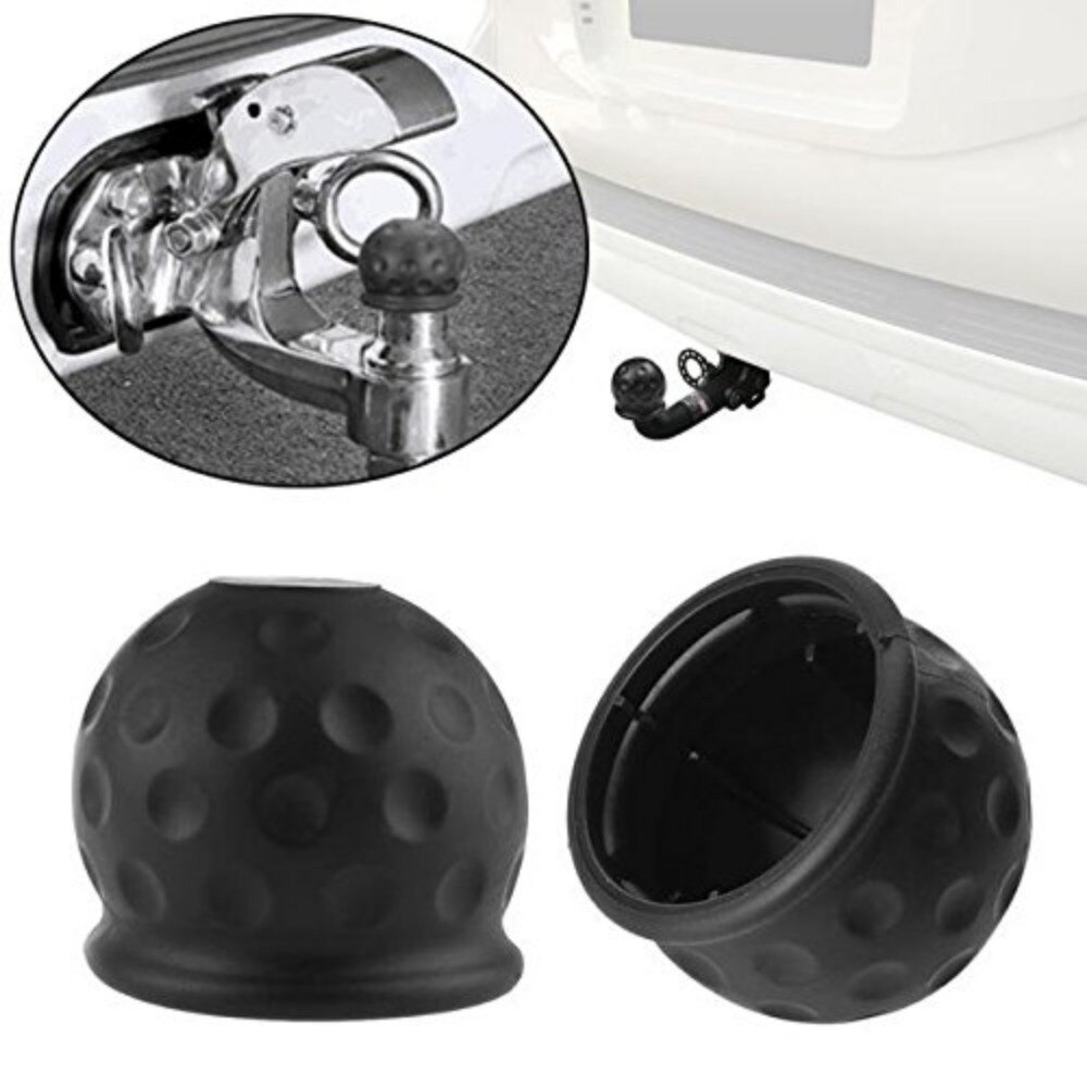 Universal 50mm Tow Bar Ball Cover Cap Towing Hitch Caravan Trailer Protect