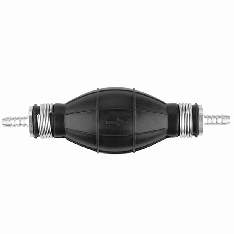 6mm LineBoat Marine Outboard, Primer Fuel Pump Rubber & Aluminum Fuel Pump Hand Primer Bulb Gas Petrol Fuel Hand Pump For Car
