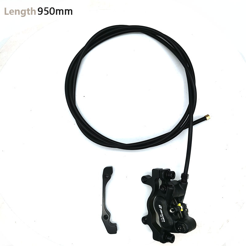 4-Pistons E-Bike Electric Scooter MTB MOTO Hydraulic oil Disc Brake 950mm 1300mm 2300mm Power off cut-off brake caliper: VIOLET/紫罗兰