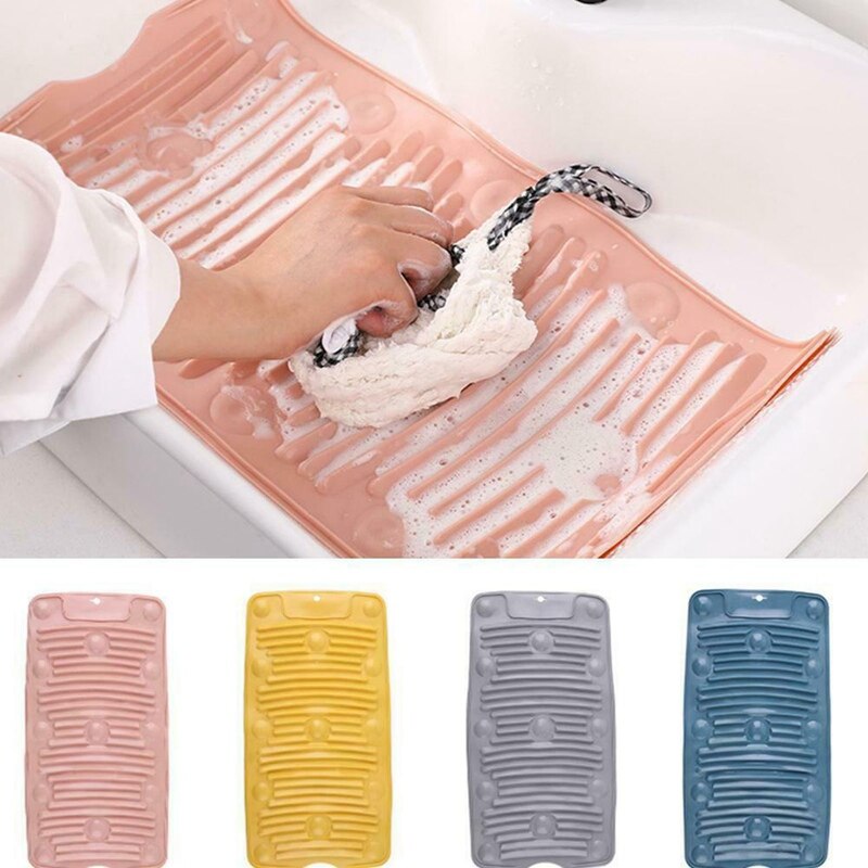 Multifunctionele Opvouwbare Siliconen Wasbord Draagbare Siliconen Scrubboards Antislip Siliconen Wassen Boord Kleding Cleaning Tools
