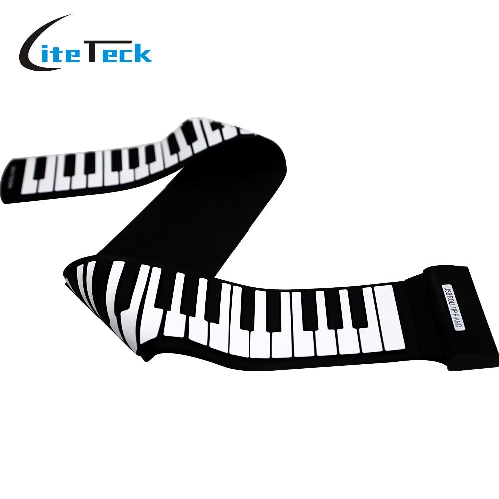 88 Keys MIDI Roll up Piano Silicone Electronic Keyboard Piano Flexible USB Electronic organ