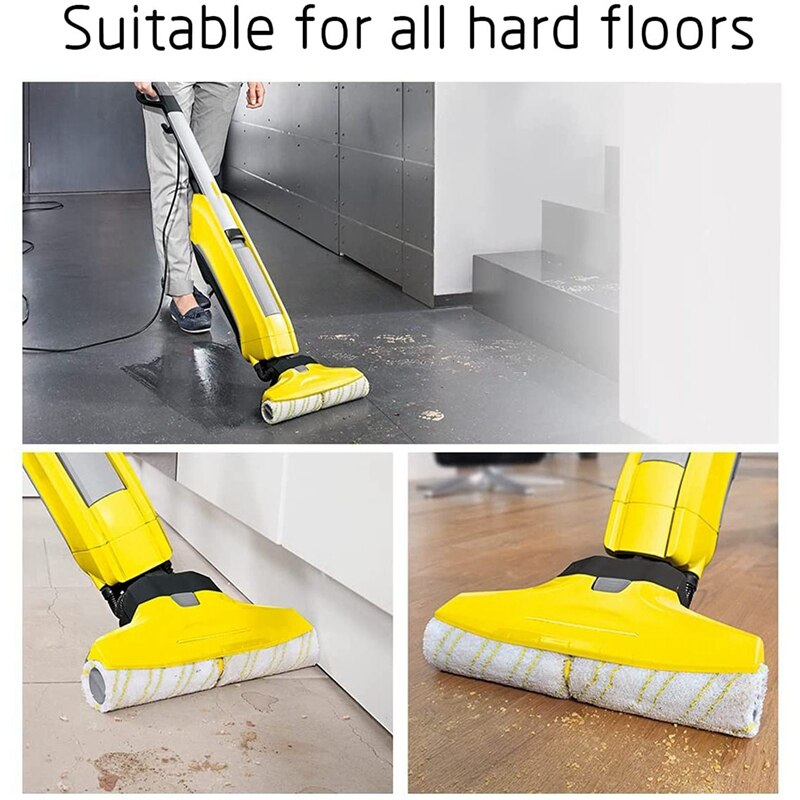 16 kawałek ustawić z rolki dla Karcher FC7 FC5 FC3 FC3D elektryczny podłoga odkurzacz 2.055-007.0 / 2.055-006.0