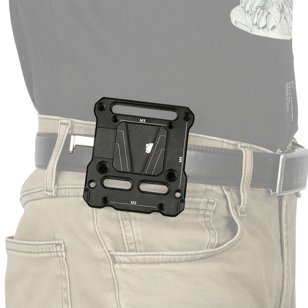 Niceyrig v-sperren-akku-montagesatz mit tragbarer edelstahlschnalle