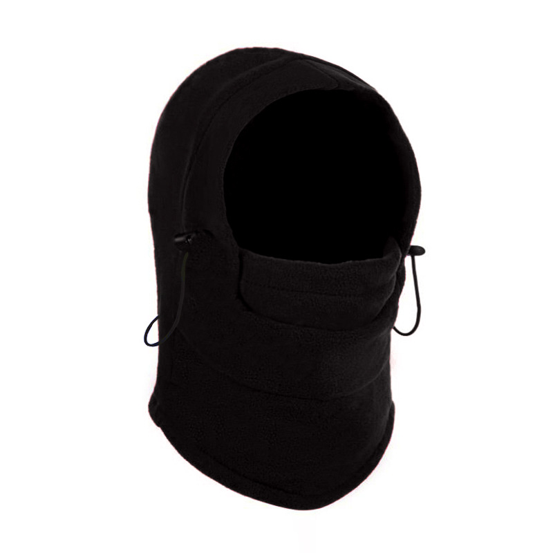 Sally face Full Face Cover Warm Hood Face Mask Hat Neck Helmet For Men Women Exercise Bicycle Thermal Fleece Balaclava Hats: 3061 black