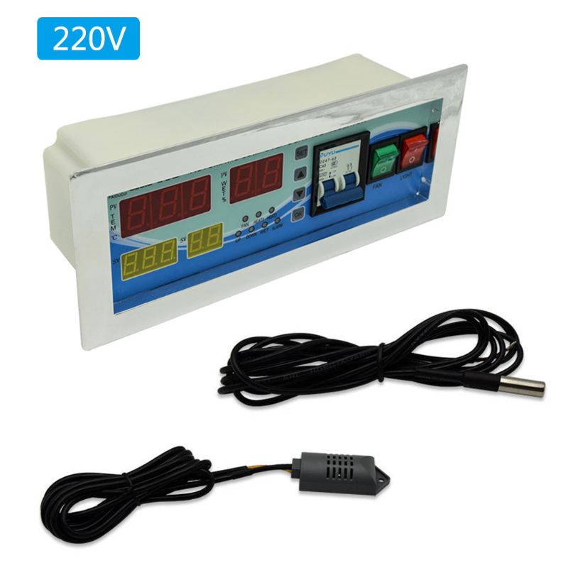 Multifunction Incubator Temperature Humidity Controller Automatic Eggs Hatcher R7RC: 220V