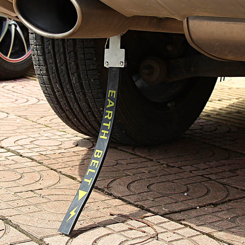 1 Pcs Auto Anti Statische Rubber Strap Eliminator Aarding Veilig Voor Voertuig Rijden X66: Default Title