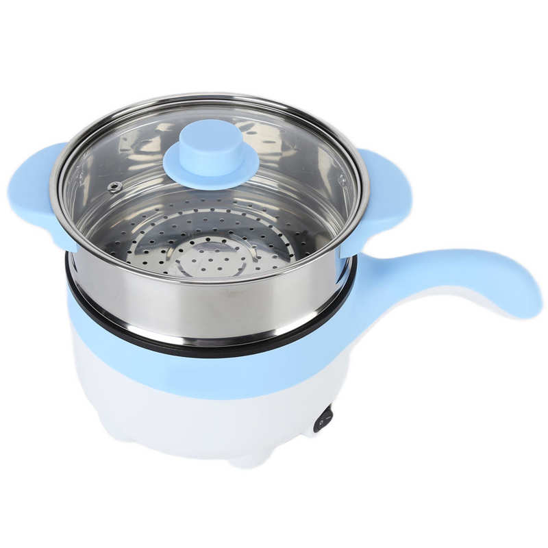 Olla de cocina eléctrica para coche, olla antiadherente multifunción de acero inoxidable con vaporizador, 24V, 2L