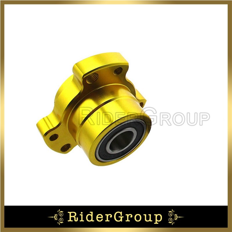 aluminium 5/8 "piasta przedniego koła łożyska z wysokiej prędkości dla Gokart koszyk minirower wózek trójkołowy części: złoto