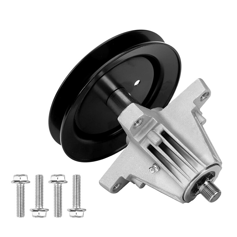 Spindle Assembly with Pulley 918-04822B 618-04822 918-04889 for MTD, Troy-Bilt and Cub Cadet 42 Inch Deck Lawn Mowers