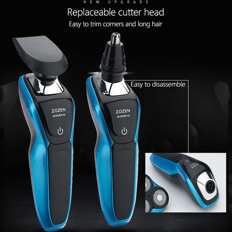 Multifunktions usb elektrisk rakapparat för män hårklippare trimmers laddningsbara rakhyvlar kit vattentäta sladdlösa groomers för hela kroppen