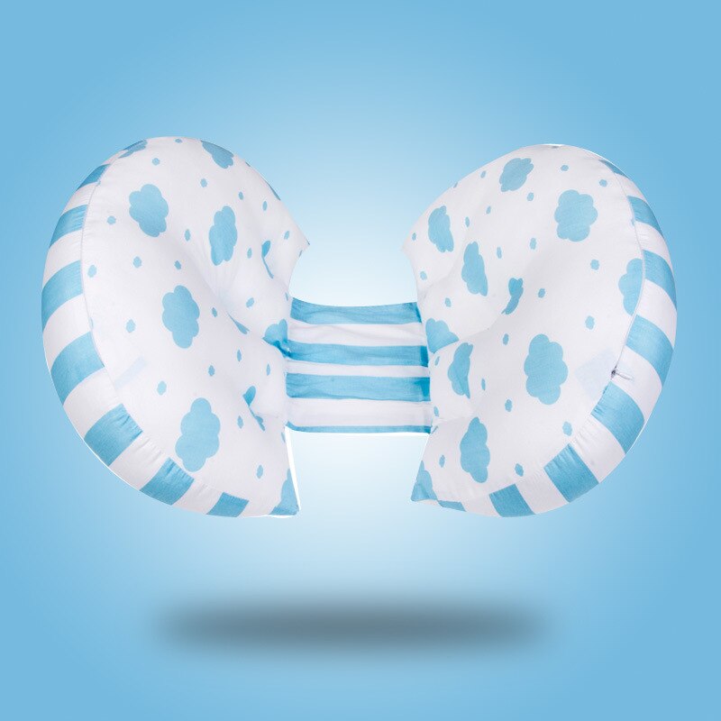 Oso líder nueva Prenatal y Postnatal suministros Multi-función embarazada cojín apto para lado almohada de durmiente protección de cintura: AX1254Blue