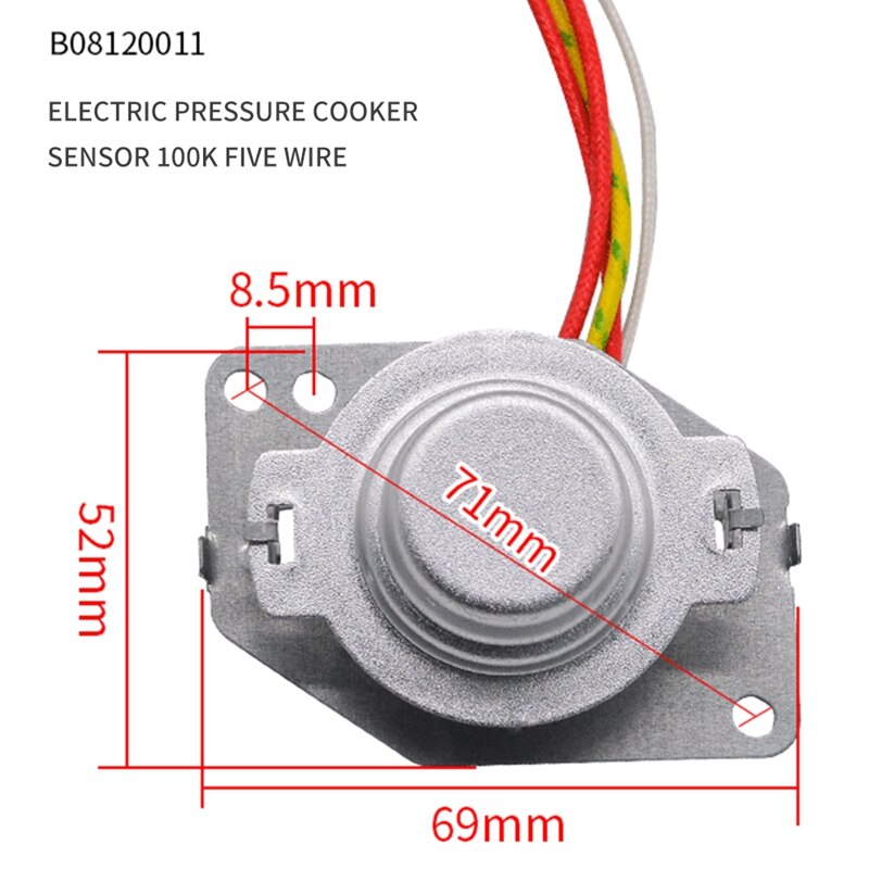 2Stck Reiskocher Thermostat, Einstellbar Bimetall Reiskocher Heizung Temperatur Regler Magnetische Stahl