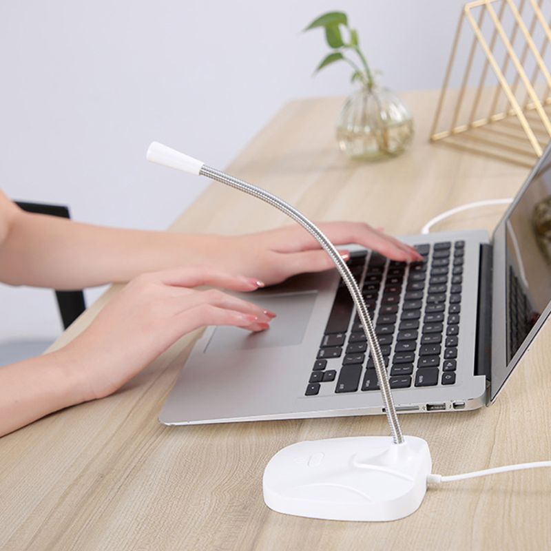 Omnidirectional Microphone High Sensitivity USB Mic for Desktop PC/Laptop/Computer/Notebook