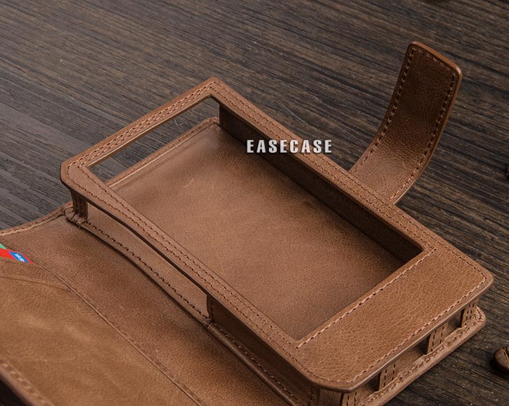 Funda de piel auténtica E4, hecha a medida, para FiiO X7 MARK II MARKII