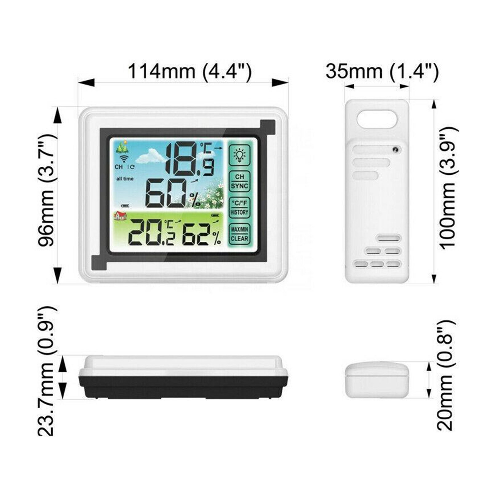 Weather Station Wireless Weather Station with Outdoor Sensor