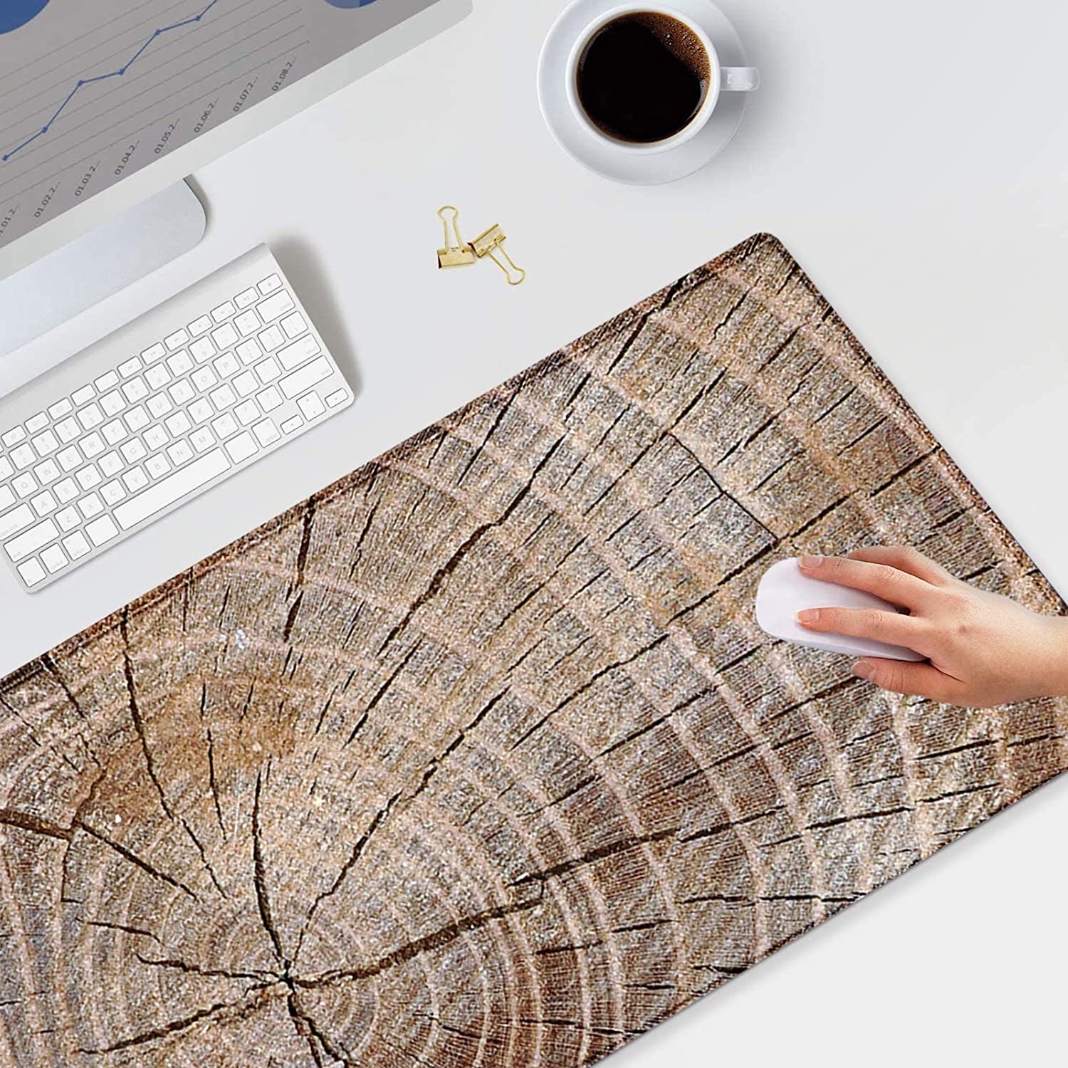 Mousepad HD Custom Large Desk Mats Mouse Mat Keyboard Pad Tree Pattern Office Gamer Carpet Anti-slip Natural Rubber Mice Pad