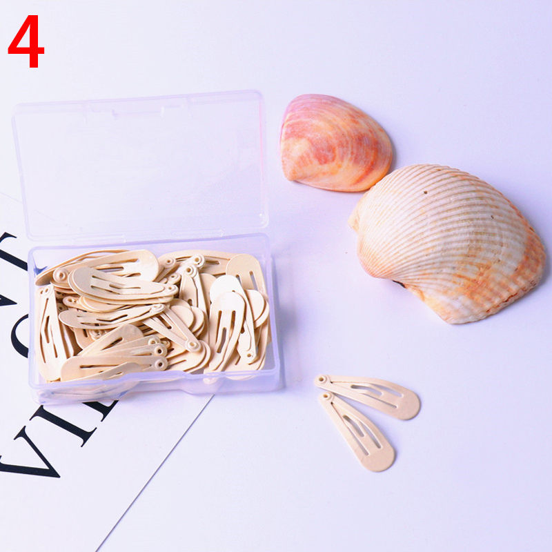 50 Stks/partij 3 Cm Leuke Candy Kleur Baby Clip Meisje Haar Accessoires Prinses Haarspeld Mini Hairclips: 4