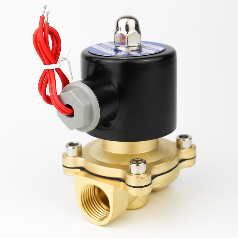 Elektrisk magnetventil 1/4 &quot; 3/8 &quot; 1/2 &quot; 3/4 &quot; 1 &quot;  dn8/10/15/20/25/50 normalt lukket pneumatisk for vandolie luft 12v 24v 220v 110v