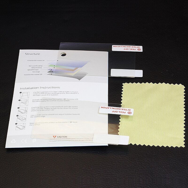 2x deerekin lcd-skjermbeskyttelsesfilm til samsung  nx30 smartkamera