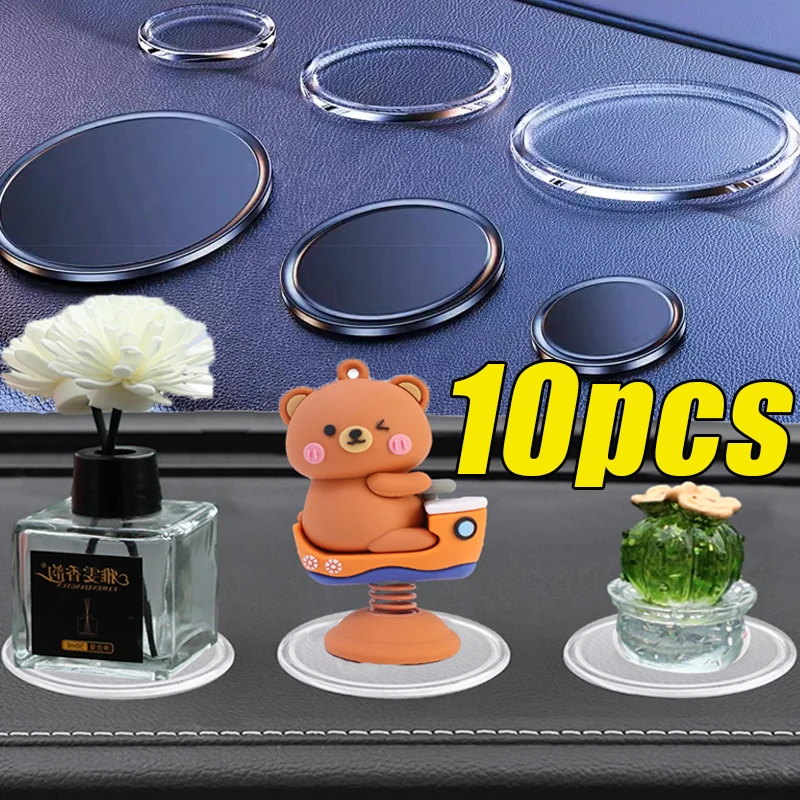 Tappetino antiscivolo Ornamenti per auto Tovaglietta per auto consolle centrale Cruscotto Telefono cellulare Adesivo fisso in silicone Resistente alle alte temperatura