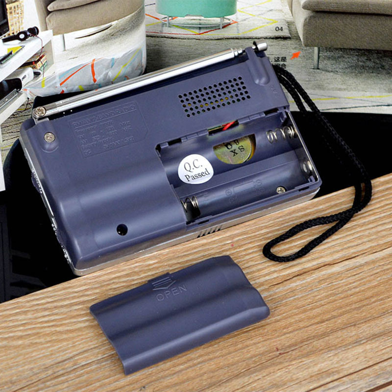 Portable Mini AM/FM Radio Telescopic Antenna Radio Pocket World Receiver Speaker Support For FM Radio