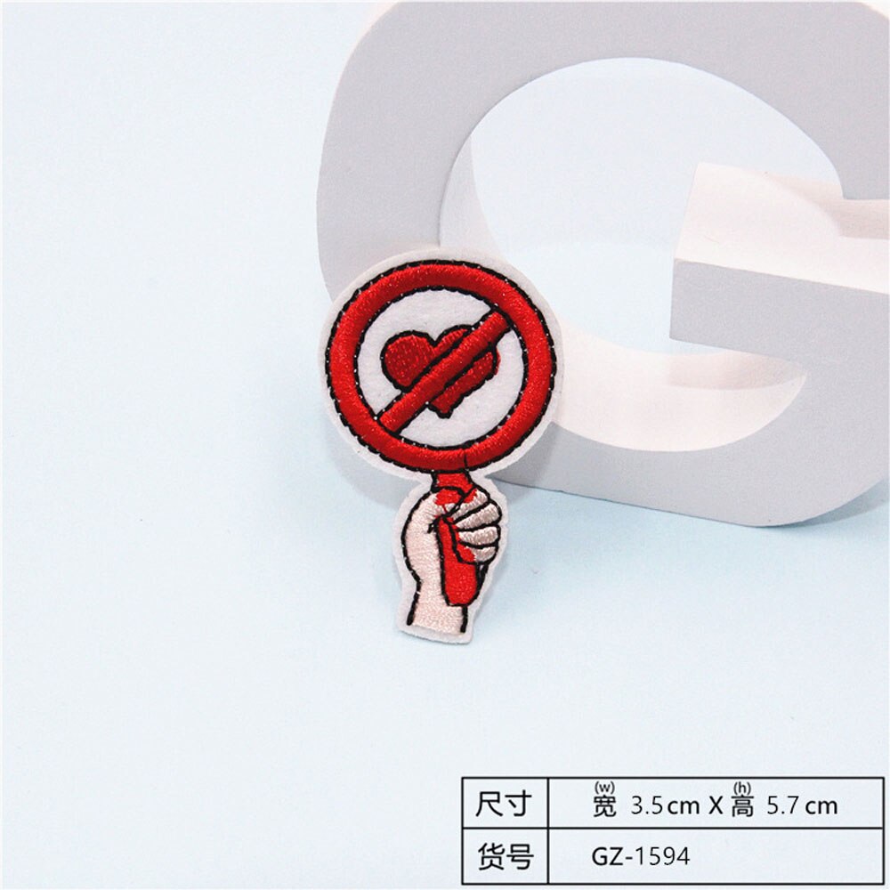Parches bordados de fútbol, baloncesto y Rugby para mujeres y niñas, parche de planchado para ropa, aplique de pegatina, accesorio DIY B189: BU189N7