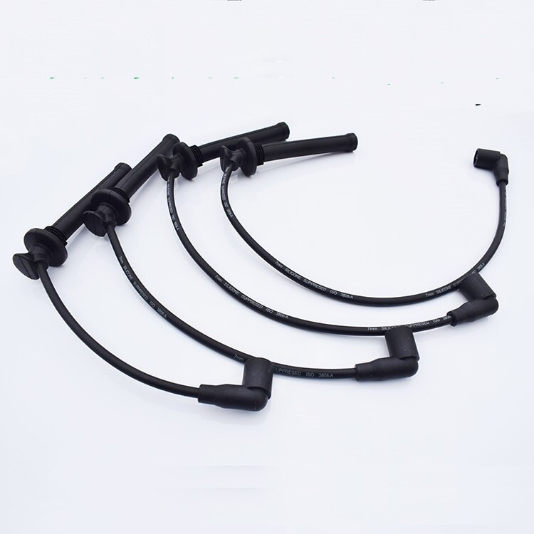(4 piezas/kit) cable de encendido de alta tensión cables chino CHERY Fulwin2 1.5L 477 motor de coche parte 477F-3707130